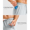 image:imageG Gradual Mens Athletic Running Shorts with Pockets Lightweight Quick Dry 5 7 9 Basketball Workout Gym Shorts for MenBright Grey
