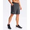 image:imageG Gradual Mens Athletic Running Shorts with Pockets Lightweight Quick Dry 5 7 9 Basketball Workout Gym Shorts for MenDark Grey