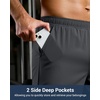 image:imageG Gradual Mens Athletic Running Shorts with Pockets Lightweight Quick Dry 5 7 9 Basketball Workout Gym Shorts for MenDark Grey