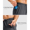 image:imageG Gradual Mens Athletic Running Shorts with Pockets Lightweight Quick Dry 5 7 9 Basketball Workout Gym Shorts for MenDark Grey