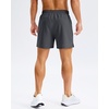 image:imageG Gradual Mens Athletic Running Shorts with Pockets Lightweight Quick Dry 5 7 9 Basketball Workout Gym Shorts for MenDark Grey