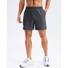 image:imageG Gradual Mens Athletic Running Shorts with Pockets Lightweight Quick Dry 5 7 9 Basketball Workout Gym Shorts for MenDark Grey