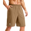 image:imageG Gradual Mens Athletic Running Shorts with Pockets Lightweight Quick Dry 5 7 9 Basketball Workout Gym Shorts for MenDark Khaki