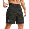 image:imageG Gradual Mens Athletic Running Shorts with Pockets Lightweight Quick Dry 5 7 9 Basketball Workout Gym Shorts for MenGreen Camo