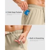 image:imageG Gradual Mens Athletic Running Shorts with Pockets Lightweight Quick Dry 5 7 9 Basketball Workout Gym Shorts for MenKhaki