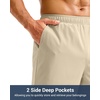 image:imageG Gradual Mens Athletic Running Shorts with Pockets Lightweight Quick Dry 5 7 9 Basketball Workout Gym Shorts for MenKhaki