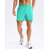 image:imageG Gradual Mens Athletic Running Shorts with Pockets Lightweight Quick Dry 5 7 9 Basketball Workout Gym Shorts for MenLight Green