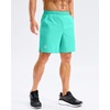 image:imageG Gradual Mens Athletic Running Shorts with Pockets Lightweight Quick Dry 5 7 9 Basketball Workout Gym Shorts for MenLight Green