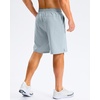 image:imageG Gradual Mens Athletic Running Shorts with Pockets Lightweight Quick Dry 5 7 9 Basketball Workout Gym Shorts for MenLight Grey
