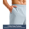 image:imageG Gradual Mens Athletic Running Shorts with Pockets Lightweight Quick Dry 5 7 9 Basketball Workout Gym Shorts for MenLight Grey