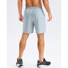 image:imageG Gradual Mens Athletic Running Shorts with Pockets Lightweight Quick Dry 5 7 9 Basketball Workout Gym Shorts for MenLight Grey