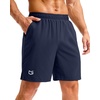 image:imageG Gradual Mens Athletic Running Shorts with Pockets Lightweight Quick Dry 5 7 9 Basketball Workout Gym Shorts for MenNavy