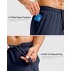 image:imageG Gradual Mens Athletic Running Shorts with Pockets Lightweight Quick Dry 5 7 9 Basketball Workout Gym Shorts for MenNavy