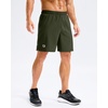 image:imageG Gradual Mens Athletic Running Shorts with Pockets Lightweight Quick Dry 5 7 9 Basketball Workout Gym Shorts for MenOlive