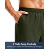 image:imageG Gradual Mens Athletic Running Shorts with Pockets Lightweight Quick Dry 5 7 9 Basketball Workout Gym Shorts for MenOlive