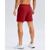 image:imageG Gradual Mens Athletic Running Shorts with Pockets Lightweight Quick Dry 5 7 9 Basketball Workout Gym Shorts for MenRed