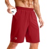 image:imageG Gradual Mens Athletic Running Shorts with Pockets Lightweight Quick Dry 5 7 9 Basketball Workout Gym Shorts for MenRed