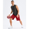 image:imageG Gradual Mens Athletic Running Shorts with Pockets Lightweight Quick Dry 5 7 9 Basketball Workout Gym Shorts for MenRed
