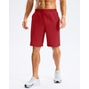 image:imageG Gradual Mens Athletic Running Shorts with Pockets Lightweight Quick Dry 5 7 9 Basketball Workout Gym Shorts for MenRed