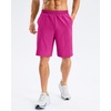 image:imageG Gradual Mens Athletic Running Shorts with Pockets Lightweight Quick Dry 5 7 9 Basketball Workout Gym Shorts for MenRose