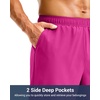 image:imageG Gradual Mens Athletic Running Shorts with Pockets Lightweight Quick Dry 5 7 9 Basketball Workout Gym Shorts for MenRose