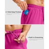 image:imageG Gradual Mens Athletic Running Shorts with Pockets Lightweight Quick Dry 5 7 9 Basketball Workout Gym Shorts for MenRose