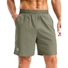 image:imageG Gradual Mens Athletic Running Shorts with Pockets Lightweight Quick Dry 5 7 9 Basketball Workout Gym Shorts for MenSage Green