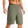 image:imageG Gradual Mens Athletic Running Shorts with Pockets Lightweight Quick Dry 5 7 9 Basketball Workout Gym Shorts for MenSage Green