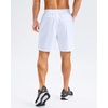 image:imageG Gradual Mens Athletic Running Shorts with Pockets Lightweight Quick Dry 5 7 9 Basketball Workout Gym Shorts for MenWhite