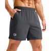 image:imageG Gradual Mens Athletic Running Shorts with Pockets Lightweight Quick Dry 5 7 9 Basketball Workout Gym Shorts for MenDark Grey