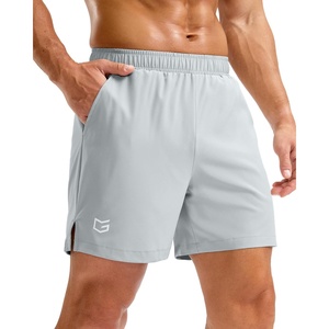 image:imageG Gradual Mens Athletic Running Shorts with Pockets Lightweight Quick Dry 5 7 9 Basketball Workout Gym Shorts for MenBright Grey