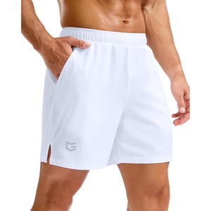 image:imageG Gradual Mens Athletic Running Shorts with Pockets Lightweight Quick Dry 5 7 9 Basketball Workout Gym Shorts for MenWhite