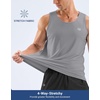 image:imageG Gradual Mens Workout Tank Tops Sleeveless Muscle Shirts Summer UPF 50 Quick Dry Shirts for Men Athletic Running GymLight Grey2XL