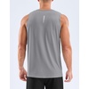 image:imageG Gradual Mens Workout Tank Tops Sleeveless Muscle Shirts Summer UPF 50 Quick Dry Shirts for Men Athletic Running GymLight Grey2XL