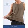 image:imageG Gradual Mens Workout Tank Tops Sleeveless Muscle Shirts Summer UPF 50 Quick Dry Shirts for Men Athletic Running GymTaupe3XL