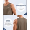 image:imageG Gradual Mens Workout Tank Tops Sleeveless Muscle Shirts Summer UPF 50 Quick Dry Shirts for Men Athletic Running GymTaupe3XL
