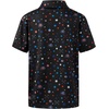 image:imageBoys Polo Shirt Short Sleeve Funny Print Golf Moisture Wicking Collared Casual Athletic Shirts for Youth Performance KidsBlack Pentagram