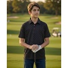 image:imageBoys Polo Shirt Short Sleeve Funny Print Golf Moisture Wicking Collared Casual Athletic Shirts for Youth Performance KidsGolf Clubs Black
