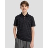 image:imageBoys Polo Shirt Short Sleeve Funny Print Golf Moisture Wicking Collared Casual Athletic Shirts for Youth Performance KidsGolf Clubs Black
