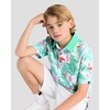 image:imageBoys Polo Shirt Short Sleeve Funny Print Golf Moisture Wicking Collared Casual Athletic Shirts for Youth Performance KidsGreen Flamingo