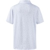 image:imageBoys Polo Shirt Short Sleeve Funny Print Golf Moisture Wicking Collared Casual Athletic Shirts for Youth Performance KidsGrey Sea Wave