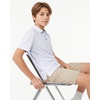 image:imageBoys Polo Shirt Short Sleeve Funny Print Golf Moisture Wicking Collared Casual Athletic Shirts for Youth Performance KidsGrey Sea Wave