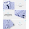 image:imageBoys Polo Shirt Short Sleeve Funny Print Golf Moisture Wicking Collared Casual Athletic Shirts for Youth Performance KidsNavy Stripe Golf