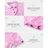 image:imageBoys Polo Shirt Short Sleeve Funny Print Golf Moisture Wicking Collared Casual Athletic Shirts for Youth Performance KidsPink Beach