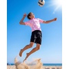 image:imageBoys Polo Shirt Short Sleeve Funny Print Golf Moisture Wicking Collared Casual Athletic Shirts for Youth Performance KidsPink Beach