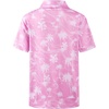 image:imageBoys Polo Shirt Short Sleeve Funny Print Golf Moisture Wicking Collared Casual Athletic Shirts for Youth Performance KidsPink Beach
