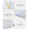 image:imageBoys Polo Shirt Short Sleeve Funny Print Golf Moisture Wicking Collared Casual Athletic Shirts for Youth Performance KidsWhite Flag