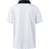 image:imageBoys Polo Shirt Short Sleeve Funny Print Golf Moisture Wicking Collared Casual Athletic Shirts for Youth Performance KidsWhite Golf Clubs
