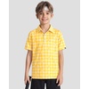 image:imageBoys Polo Shirt Short Sleeve Funny Print Golf Moisture Wicking Collared Casual Athletic Shirts for Youth Performance KidsYellow Racket