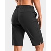 image:imageG Gradual 7 9 11 Womens Hiking Shorts 4 Pockets Lightweight Quick Dry Cargo Shorts Water Resistant Golf Summer WalkingBlack
